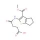 2-(3-Carboxypropionylamino)-5,6-dihydro-4H-cyclo-penta[b]thiophene-3-carboxylic acid methyl ester (CAS 328025-47-4) - chemica