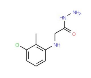 2-(3-Chloro-2-methylanilino)acetohydrazide - chemical structure image