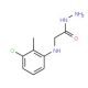 2-(3-Chloro-2-methylanilino)acetohydrazide - chemical structure image