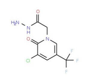 2-[3-chloro-2-oxo-5-(trifluoromethyl)pyridin-1(2H)-yl]acetohydrazide - chemical structure image