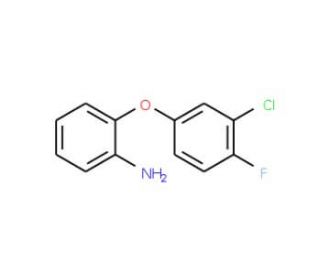 2-(3-Chloro-4-fluorophenoxy)aniline - chemical structure image