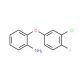 2-(3-Chloro-4-fluorophenoxy)aniline - chemical structure image