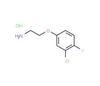 2-(3-Chloro-4-fluorophenoxy)ethylaminehydrochloride - chemical structure image