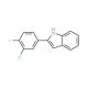 2-(3-Chloro-4-fluorophenyl)indole (CAS 1868-88-8) - chemical structure image