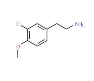 2-(3-Chloro-4-methoxy-phenyl)-ethylamine (CAS 7569-87-1) - chemical structure image