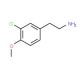 2-(3-Chloro-4-methoxy-phenyl)-ethylamine (CAS 7569-87-1) - chemical structure image