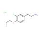 2-(3-Chloro-4-propoxy-phenyl)-ethylamine hydrochloride (CAS 56121-90-5) - chemical structure image