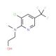 2-[[3-Chloro-5-(trifluoromethyl)-2-pyridinyl]-(methyl)amino]-1-ethanol (CAS 263387-09-3) - chemical structure image