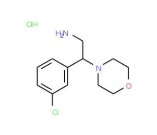 2-(3-Chloro-phenyl)-2-morpholin-4-yl-ethylaminehydrochloride - chemical structure image