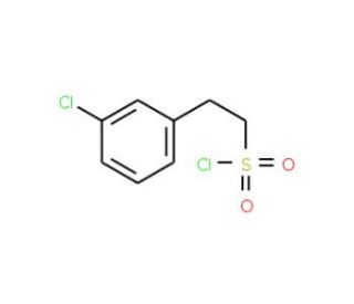 2-(3-Chloro-phenyl)-ethanesulfonyl chloride (CAS 728919-59-3) - chemical structure image