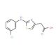 [2-(3-Chloro-phenylamino)-thiazol-4-yl]-acetic acid - chemical structure image