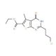 2-(3-Chloro-propyl)-5-methyl-4-oxo-3,4-dihydro-thieno[2,3-d]pyrimidine-6-carboxylic acid ethyl ester - chemical structure ima