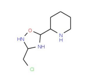 2-[3-(chloromethyl)-1,2,4-oxadiazol-5-yl]pyridine - chemical structure image
