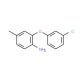 2-(3-Chlorophenoxy)-4-methylaniline - chemical structure image
