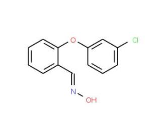 2-(3-Chlorophenoxy)benzenecarbaldehyde oxime - chemical structure image