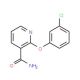 2-(3-Chlorophenoxy)nicotinamide - chemical structure image