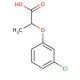 2-(3-Chlorophenoxy)propionic acid (CAS 101-10-0) - chemical structure image