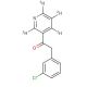 2-(3-Chlorophenyl)-1-(3-pyridinyl-d4)-1-ethanone - chemical structure image