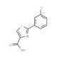 2-(3-chlorophenyl)-1,3-thiazole-4-carboxylic acid (CAS 845885-82-7) - chemical structure image