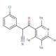 2-(3-Chlorophenyl)-2-cyano-1-(3-pyridinyl-d4)-1-ethanone - chemical structure image