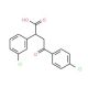 2-(3-Chlorophenyl)-4-(4-chlorophenyl)-4-oxobutanoic acid - chemical structure image