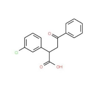 2-(3-Chlorophenyl)-4-oxo-4-phenylbutanoic acid - chemical structure image