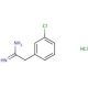 2-(3-chlorophenyl)ethanimidamide hydrochloride - chemical structure image