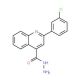 2-(3-Chlorophenyl)quinoline-4-carbohydrazide - chemical structure image
