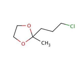 2-(3-Chloropropyl)-2-methyl-1,3-dioxolane (CAS 5978-08-5) - chemical structure image