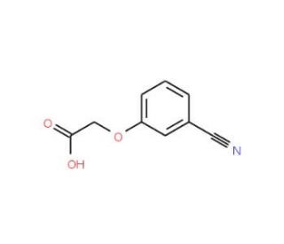 2-(3-cyanophenoxy)acetic acid (CAS 1879-58-9) - chemical structure image