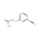 2-(3-cyanophenoxy)acetic acid (CAS 1879-58-9) - chemical structure image