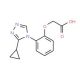 [2-(3-Cyclopropyl-[1,2,4]triazol-4-yl)-phenoxy]-acetic acid - chemical structure image