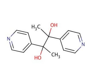 2,3-Di(4-pyridyl)-2,3-butanediol (CAS 69267-29-4) - chemical structure image