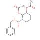 2,3-Diacetoxy-N-benzyloxycarbonylpiperidine (CAS 92599-77-4) - chemical structure image
