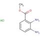 2,3-Diaminobenzoic Acid Methyl Ester Hydrochloride - chemical structure image