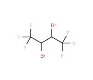 2,3-Dibromo-1,1,1,4,4,4-hexafluorobutane (CAS 384-50-9) - chemical structure image
