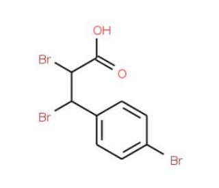 2,3-Dibromo-2-(4-bromophenyl)propionic Acid (CAS 112595-55-8) - chemical structure image