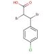 2,3-Dibromo-3-(4-chlorophenyl)propanoic Acid (CAS 24653-99-4) - chemical structure image
