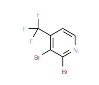 2,3-Dibromo-4-(trifluoromethyl)pyridine - chemical structure image