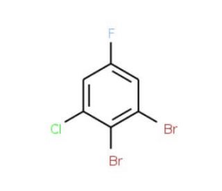 2,3-Dibromo-5-fluorochlorobenzene (CAS 1000578-11-9) - chemical structure image