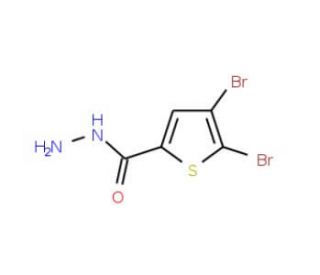 2,3-Dibromo-5-thiophenecarboxylic acid hydrazide (CAS 171851-25-5) - chemical structure image