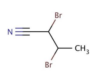 2,3-Dibromobutanenitrile (CAS 25109-76-6) - chemical structure image