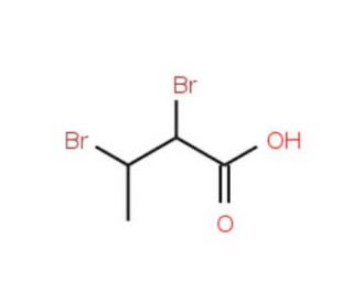 2,3-Dibromobutyric acid (CAS 600-30-6) - chemical structure image