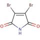 2,3-Dibromomaleimide (CAS 1122-10-7) - chemical structure image