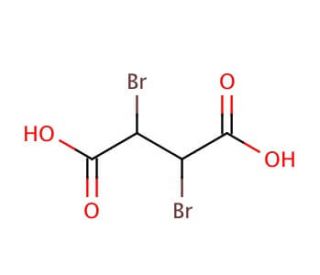 2,3-Dibromosuccinic acid (CAS 526-78-3) - chemical structure image