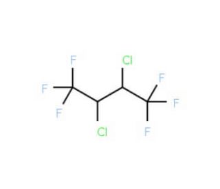 2,3-Dichloro-1,1,1,4,4,4-hexafluorobutane (CAS 384-54-3) - chemical structure image