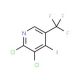 2,3-Dichloro-4-iodo-5-(trifluoromethyl)pyridine - chemical structure image