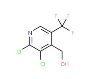 [2,3-Dichloro-5-(trifluoromethyl)-4-pyridinyl]-methanol - chemical structure image
