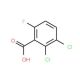 2,3-Dichloro-6-fluorobenzoic acid (CAS 32890-91-8) - chemical structure image