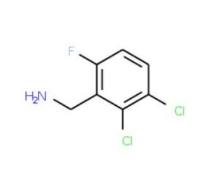 2,3-Dichloro-6-fluorobenzylamine - chemical structure image